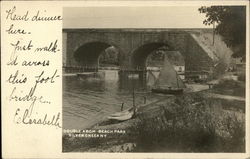 Double Arch Beach Park Silver Creek, NY Postcard Postcard