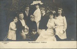 The Roosevelt Family Postcard