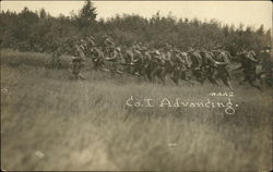 Company I Advancing Postcard