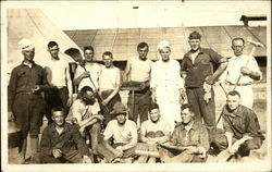 Portrait of Group of Men Postcard Postcard