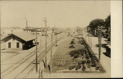 Railroad Garden Depot Nashua, NH Postcard Postcard