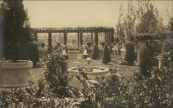 Italian Garden Postcard