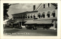 Valley Hotel Hillsboro, NH Postcard Postcard