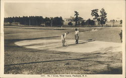 No. 1 Green, Third Course Pinehurst, NC Postcard Postcard