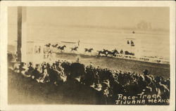 Race Track Postcard