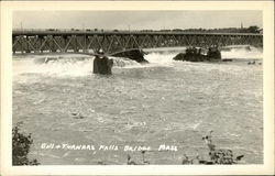 Gill & Turners Falls Bridge Massachusetts Postcard Postcard