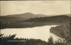 Contention Pond Hillsboro, NH Postcard Postcard