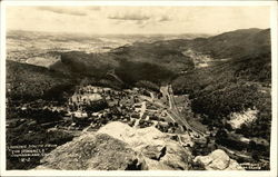 Looking South From The Pinnacle Postcard