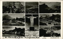 Vistas do Rio de Janeiro Brazil Postcard Postcard