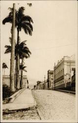 Street Scene Paranagua, Brazil Postcard Postcard