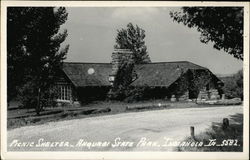 Picnic Shelter, Anquabi State Park Indianola, IA Postcard Postcard