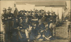 Group of Army Soldiers Postcard