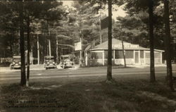 Pride's Forest Tea Room Portland, ME Postcard Postcard