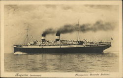 Augustus - Navigazione Gerneal Italiana Cruise Ships Postcard Postcard