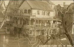 Binghamton Flood, 1910 New York Postcard Postcard