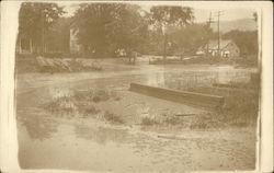 Flood on Upper Court Street Postcard