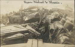 Massive Train Wreck Postcard