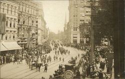 View of Parade Binghamton, NY Postcard Postcard