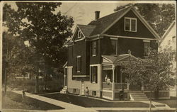 House with porch Postcard