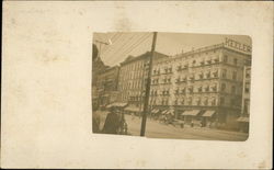 Picture of Street Through Town Binghamton, NY Postcard Postcard