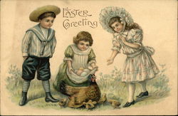 Easter Greeting Postcard