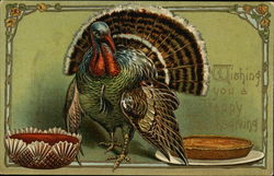 Wishing you a Happy Thanksgiving Postcard