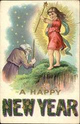 A Happy New Year Postcard