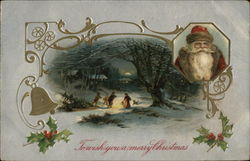 To Wish you a Merry Christmas Postcard