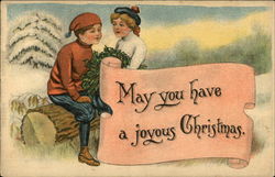 May you Have a Joyous Christmas Children Postcard Postcard