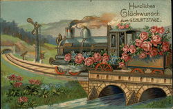 Herzlichen Gluckwunsch zum Geburtstage Postcard Postcard