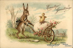 Easter Greetings Postcard