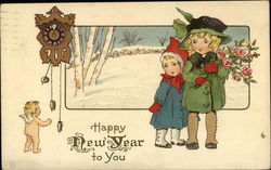 Happy New Year to You Postcard