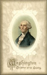 Washington, The Father of his Country Presidents Postcard Postcard