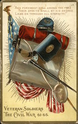 Veteran Soldiers of the Civil War 61-65 Memorial Day Postcard Postcard