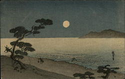 Japanese Seascape Postcard