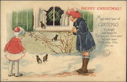 Merry Christmas! May Every House of Christmas So Bright and Happy be Postcard