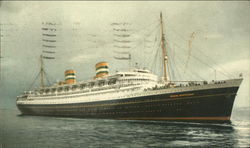 S.S. Nieuw Amsterdam Postcard