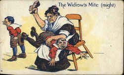 The Widiow's Mite (Might) Postcard