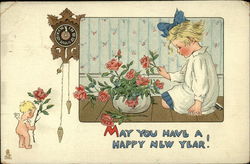 May You Have a Happy New Year! Postcard