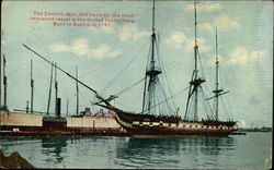 The Constitution, Old Ironside Navy Postcard Postcard