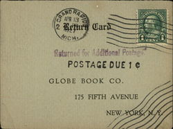 Globe Book Co., 175 Fifth Avenue, New York, N.Y Advertising Postcard Postcard