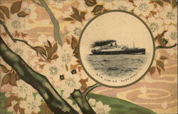 N.Y.K. Line S.S. Taiyo Maru Steamers Postcard Postcard