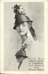 Keith Hats Edson Keith & Company Postcard