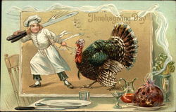 Thanksgiving Day Postcard