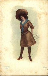 Cowgirl in Heels Postcard