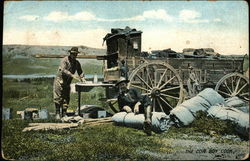 The Cow Boy Cook Cowboy Western Postcard Postcard