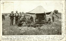 Cowboy's Mess in Western North Dakota Cowboy Western Postcard Postcard