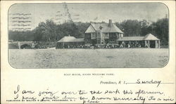 Boat House at Roger Williams Park Providence, RI Postcard Postcard