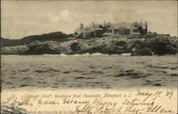 Rough Point - Residence of Fred. Vanderbilt Postcard