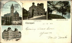 Greetings from Cincinnati Ohio Postcard Postcard